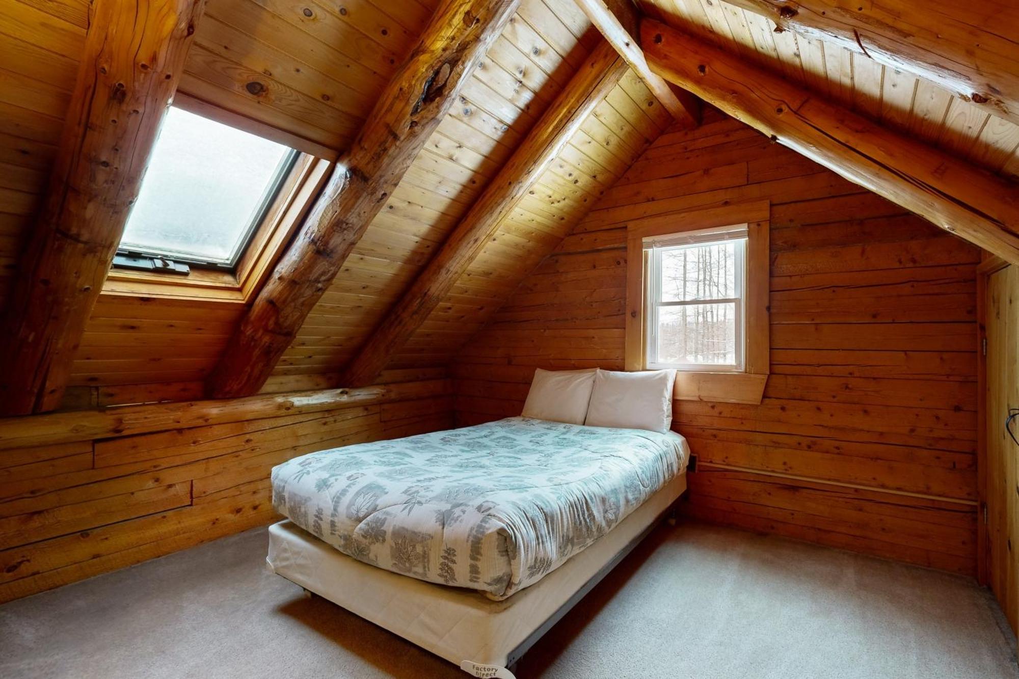 Twin View Log Home Carroll Екстер'єр фото