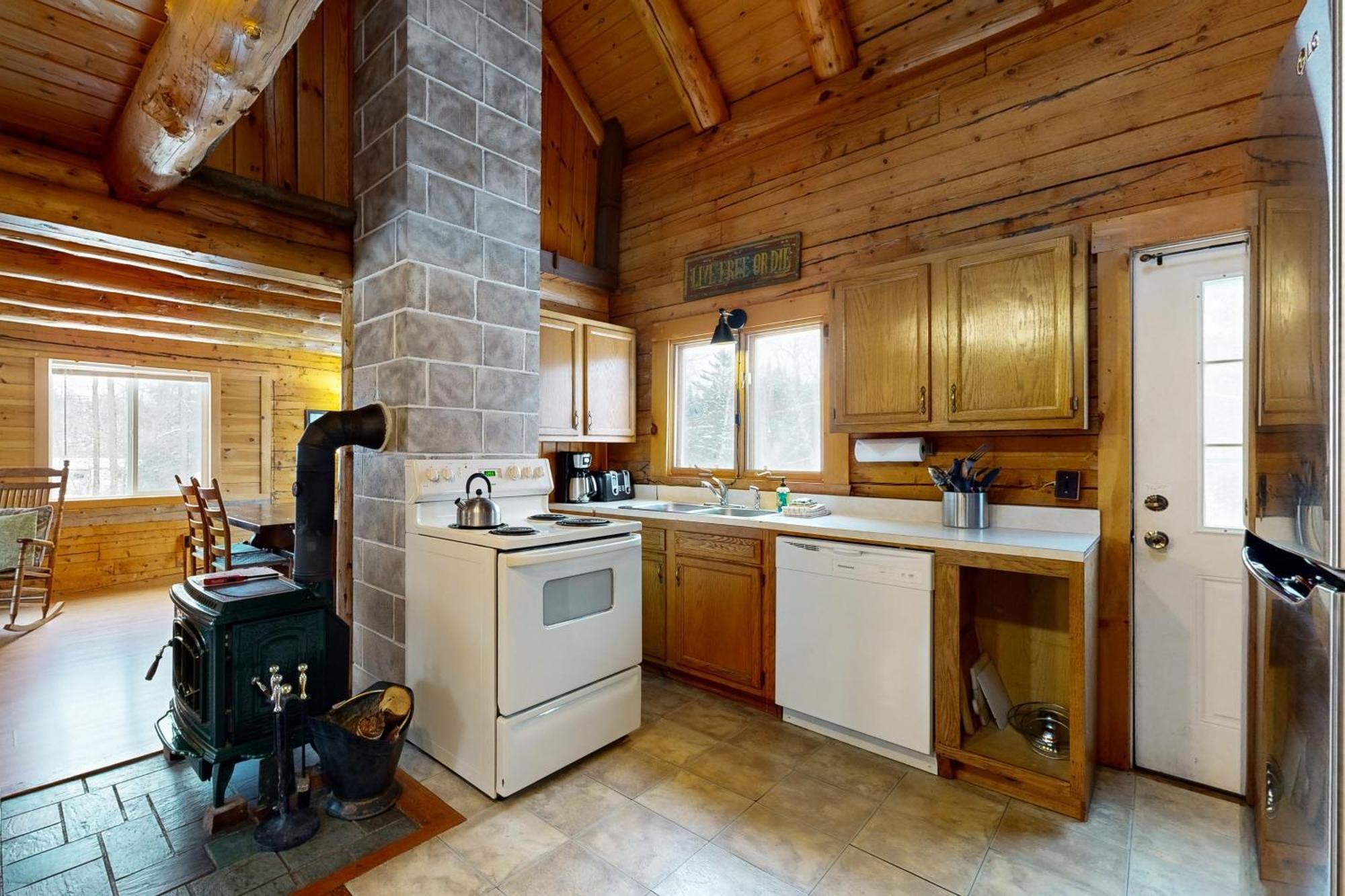 Twin View Log Home Carroll Екстер'єр фото
